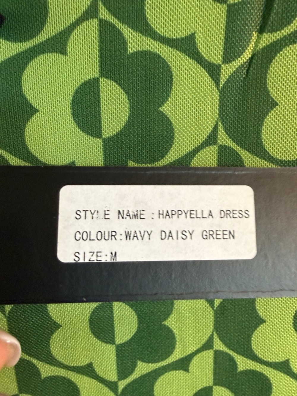 MOTEL ROCKS Happyella Midi Dress In Wavy Daisy Green NWT SIZE MEDIUM - Picture 6 of 7